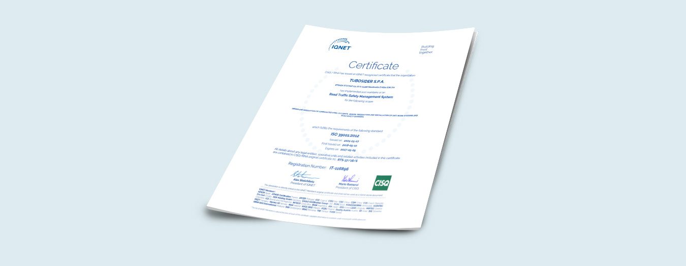 Certificato-ISO39001_2012