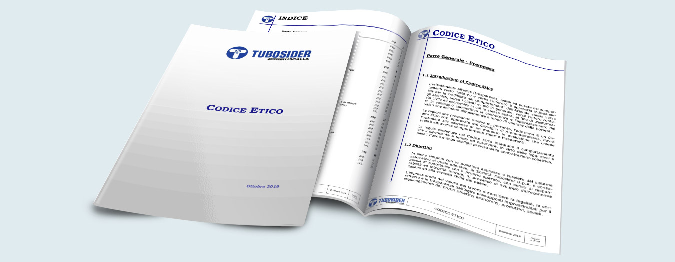 Tubosider, Codice Etico